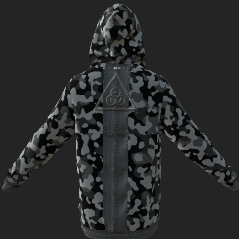 JACKET_ WITH HOOD CAMO I