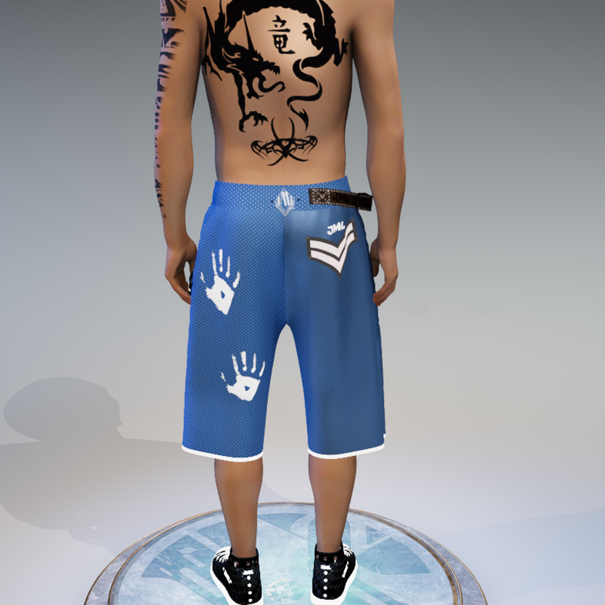 SUMMER SHORTS_ V2 LIGHT BLUE EMISSIVE