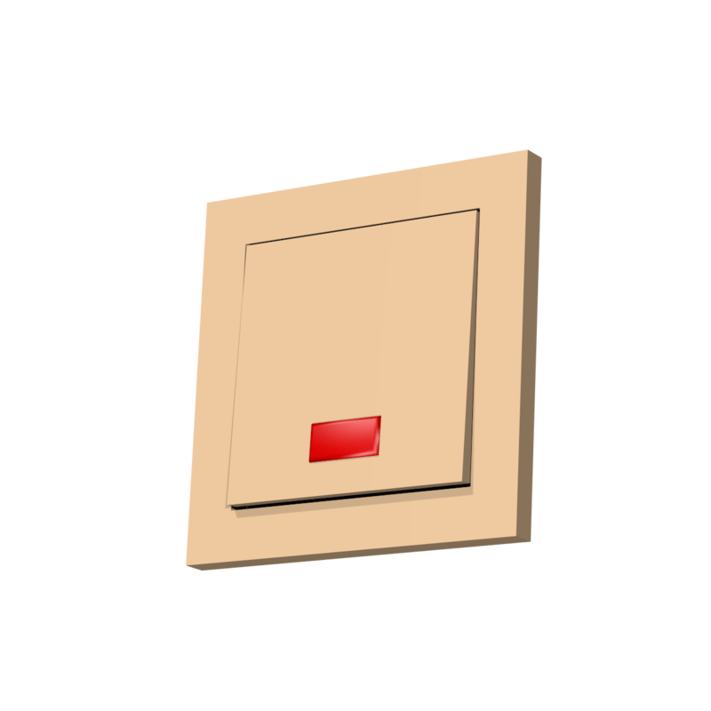 Switch Flat style A cream with light