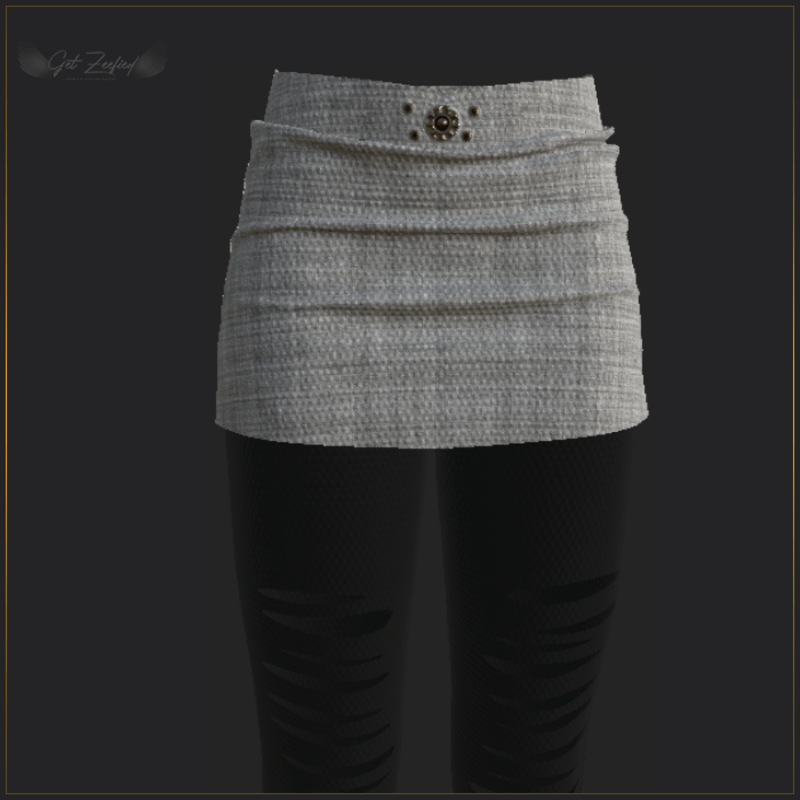 SKIRT WITH LEGGINGS GREY