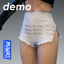 MIWAS/ Daisy Shorts #White DEMO