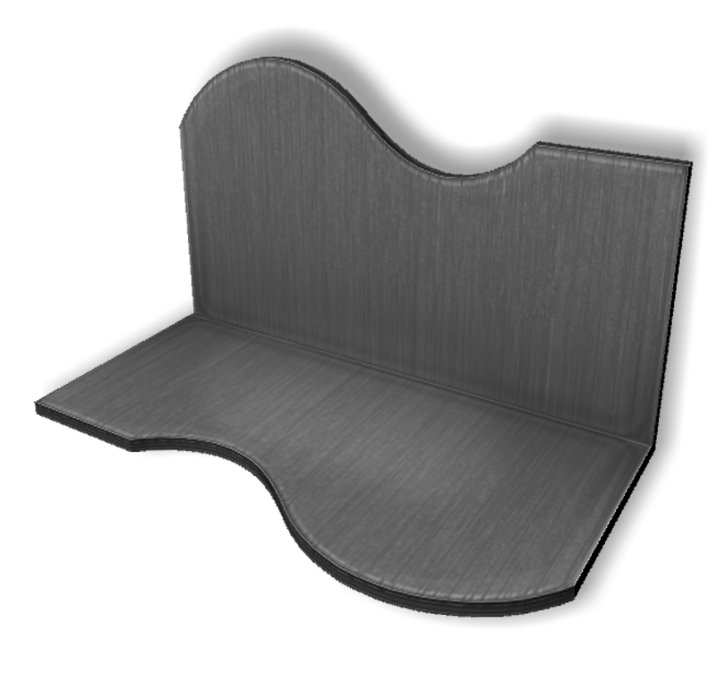 Display For Shop ( H5-W10-D5 ) - Gray - Collision Mesh