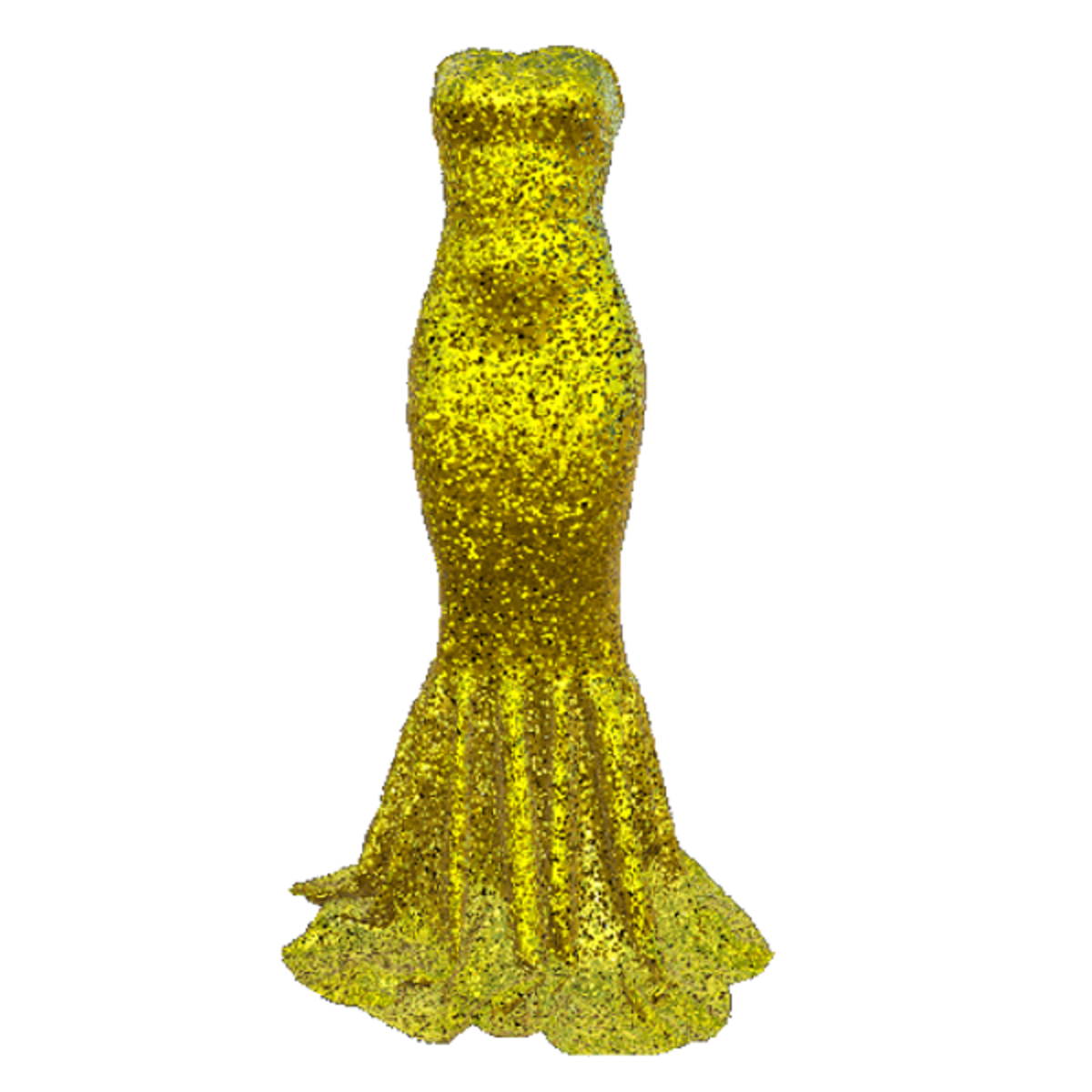 Mermaid Dress AV2 yellow