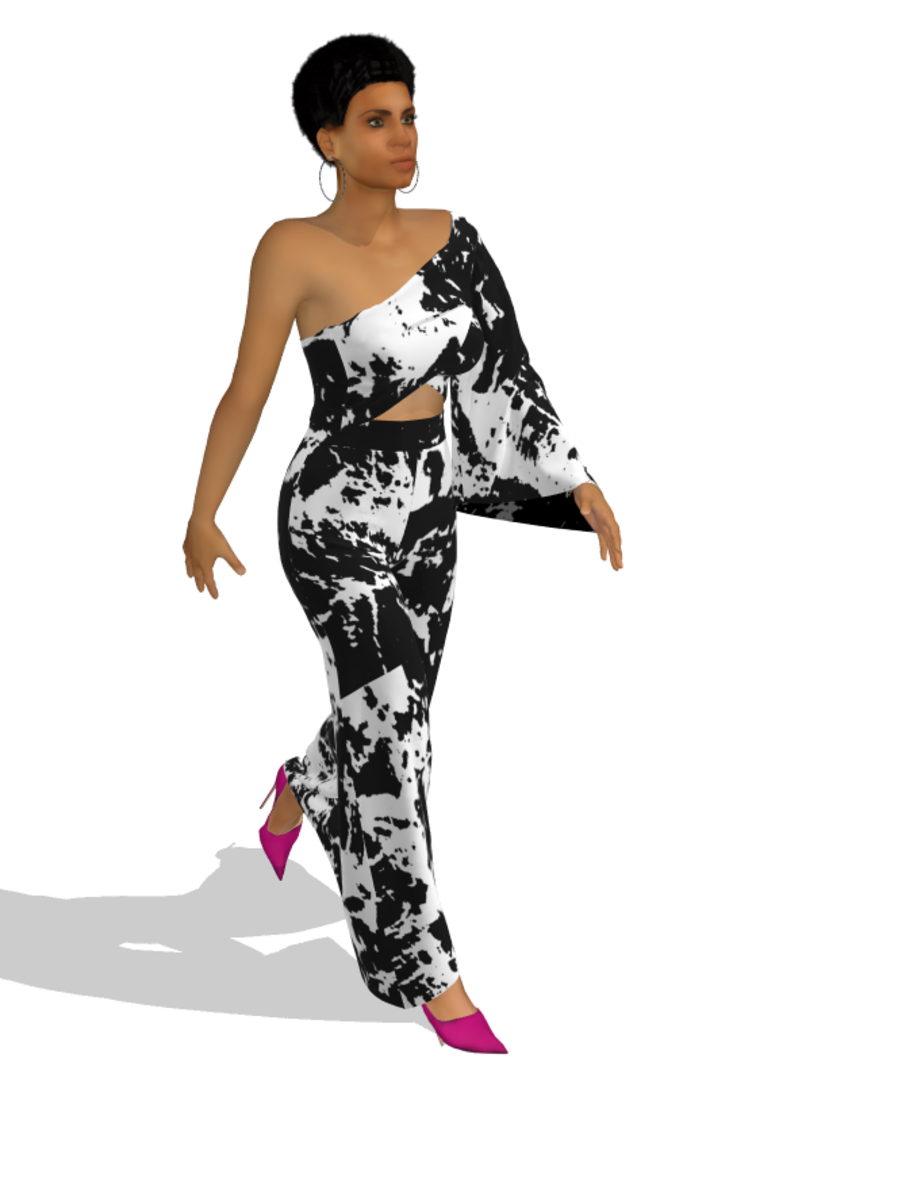 Assymetric Mono Sleeved