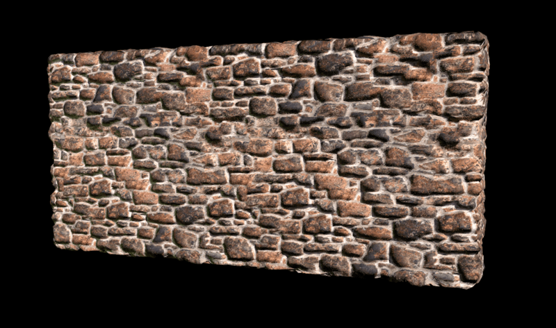 rustic stone wall