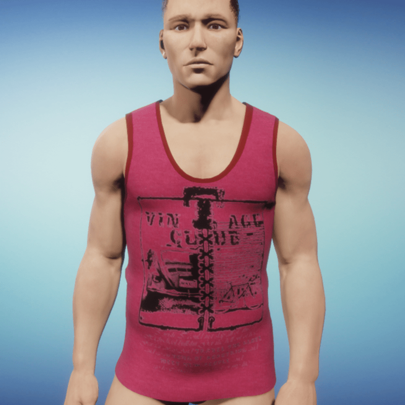 Men's Casual Graphic Printed Vest