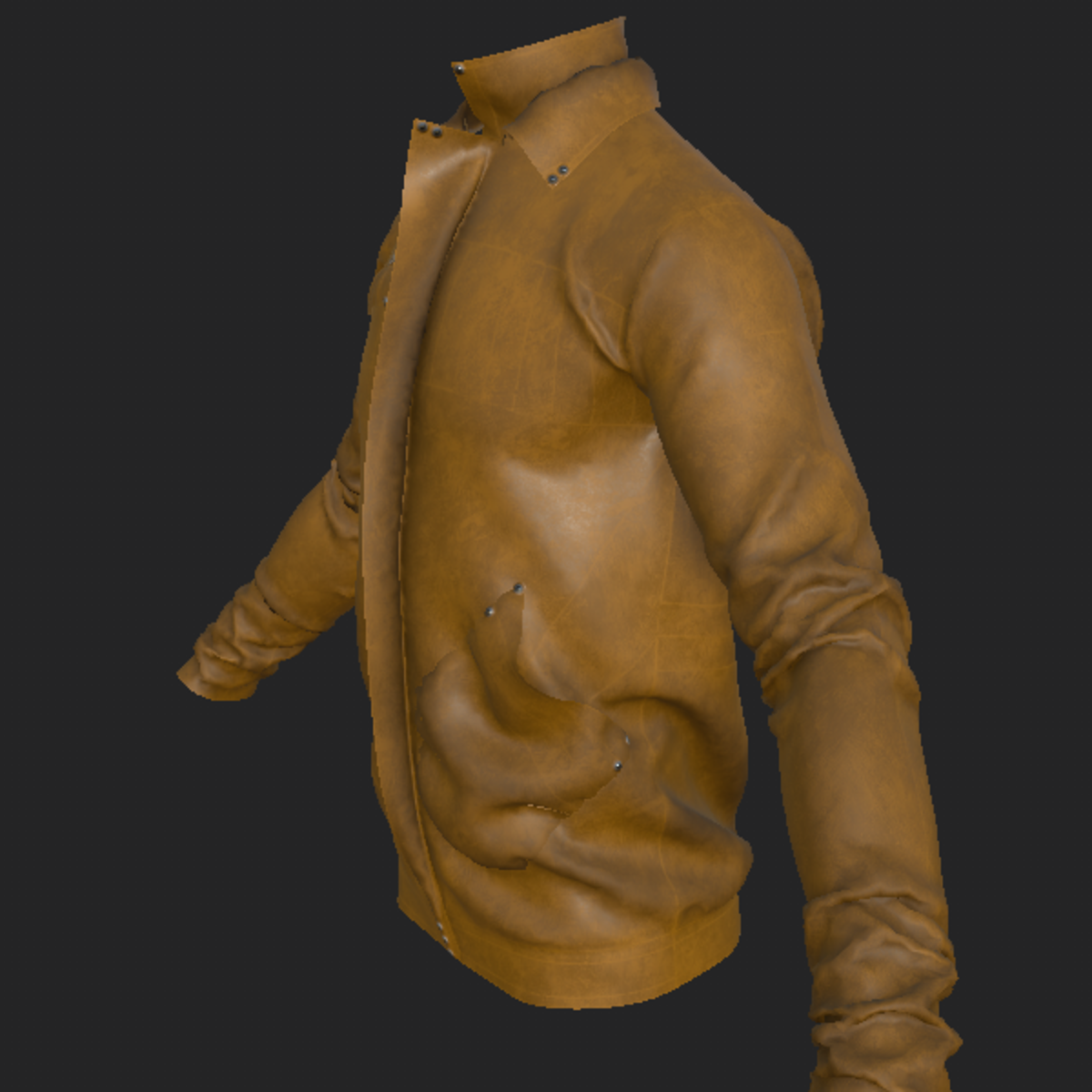 JACKET_ 2 LEATHER YELLOW