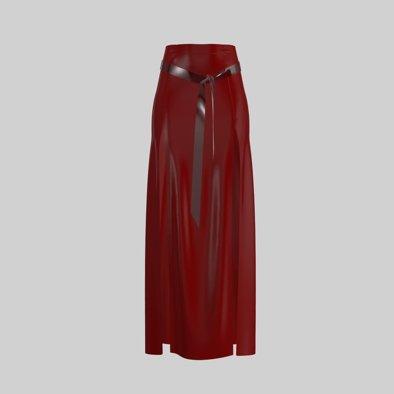 Skirt Briana Vinyl Red 2.0
