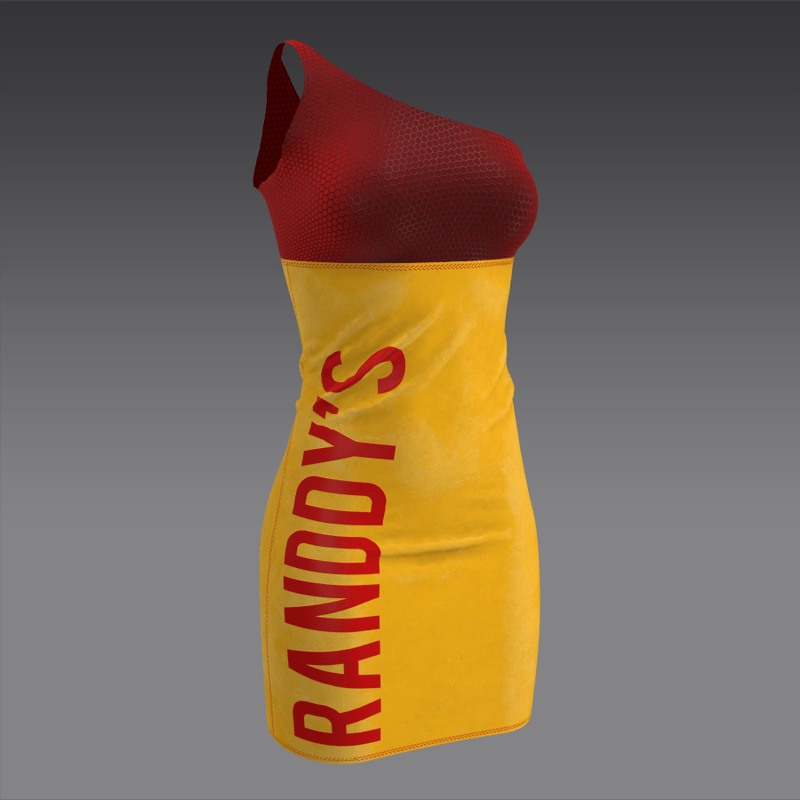 Dress maja short yellow