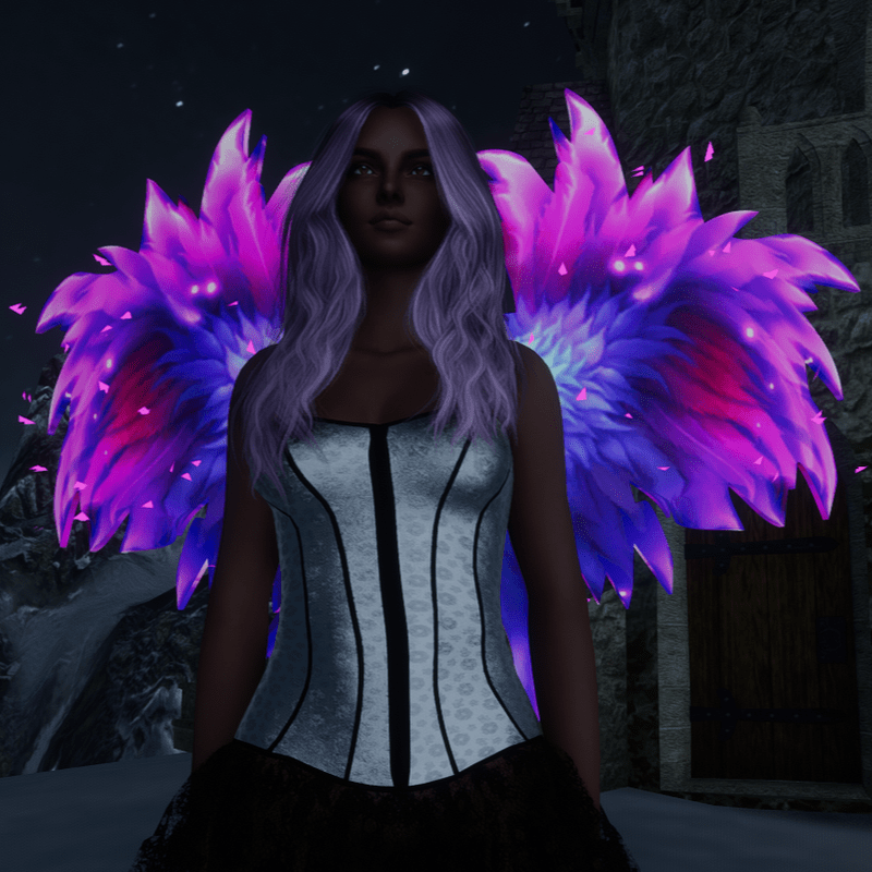 Emissive Wings that Blinks