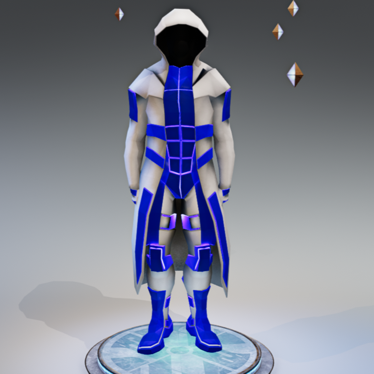 Sci-Fi Character-Blue