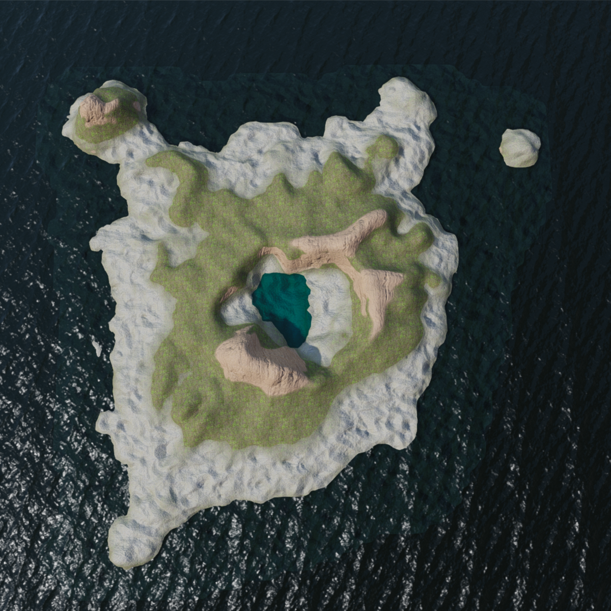 Taal Volcano Terrain