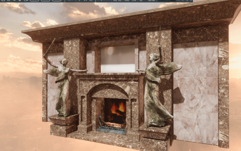 OLD FIREPLACE