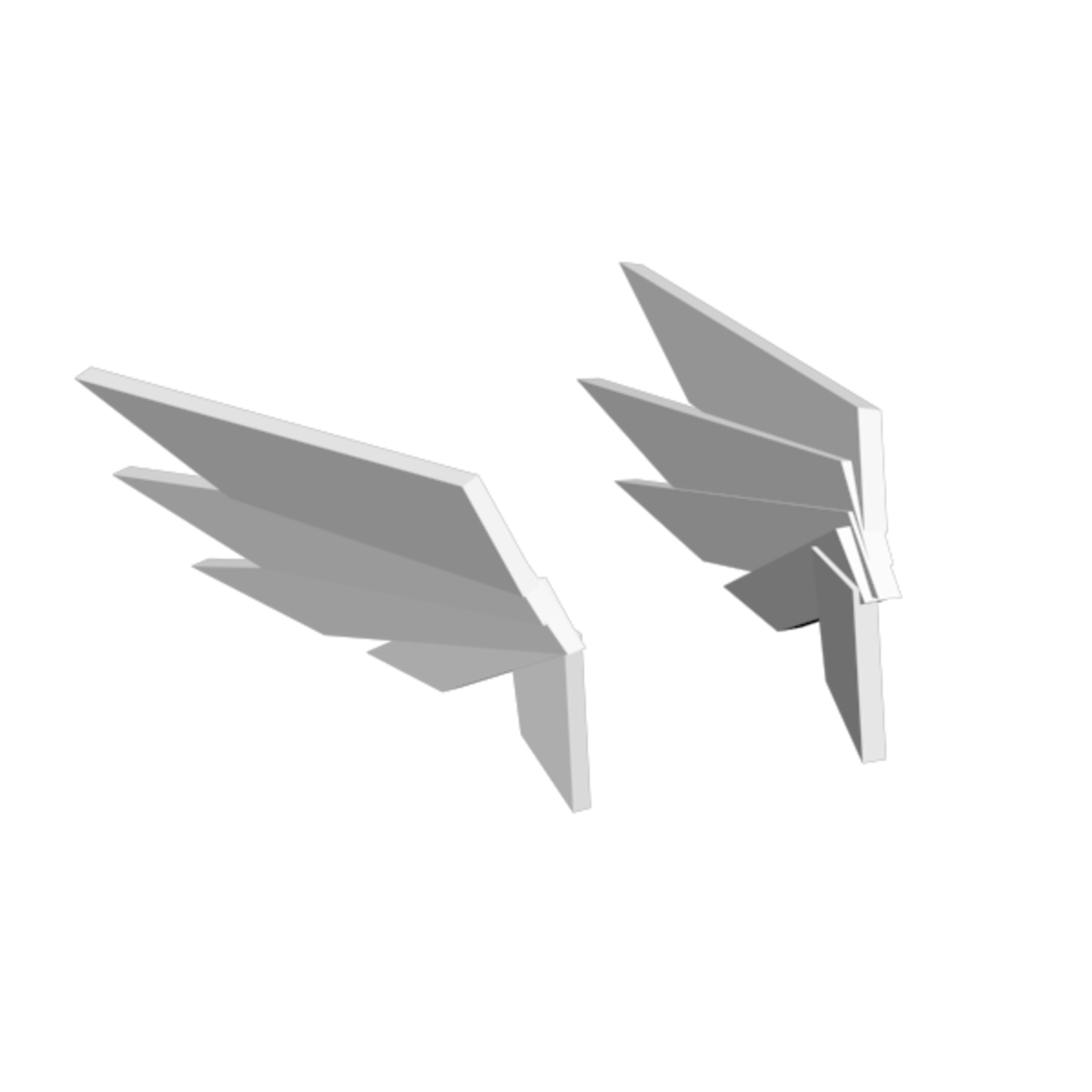 ArtDeco Head Wings (Male)