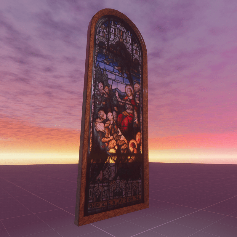 Stained Glass Window They Shall be Called Children of God