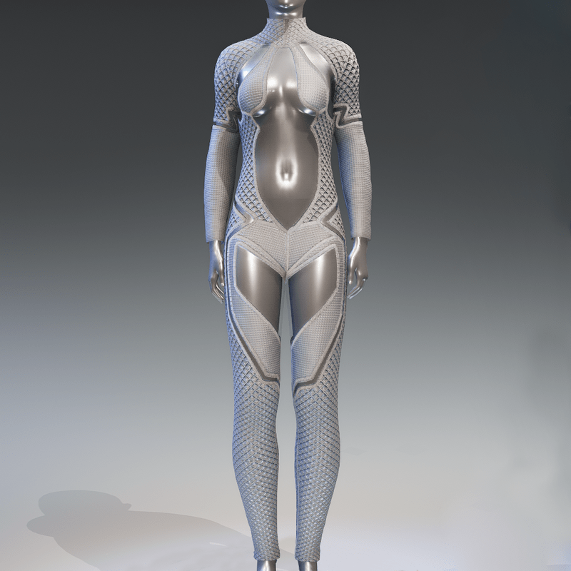 Baryt jumpsuit - white