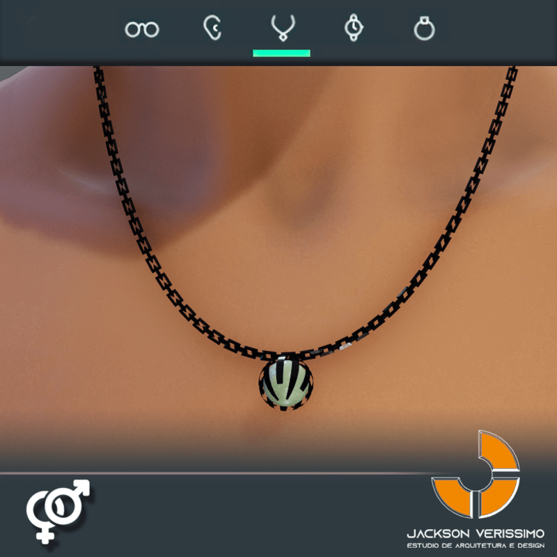 Cosmic Necklace- Black Jade