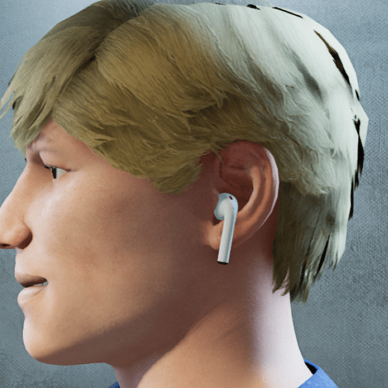 RELTEK-RELTEK PODS-MALE (Left Ear Only)