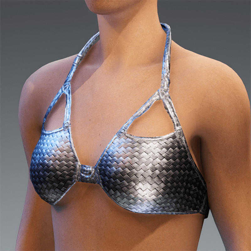 Top Bustier Silver Wire