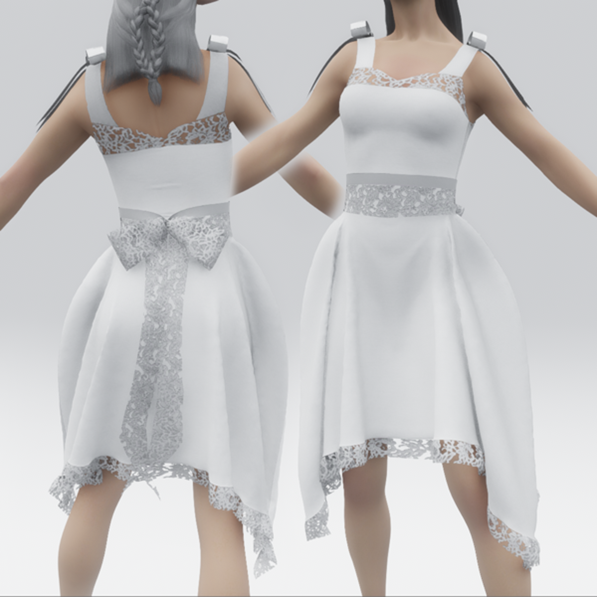 Dolly Summer Dress - White