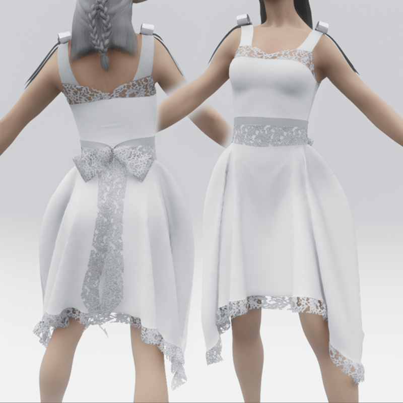 Dolly Summer Dress - White