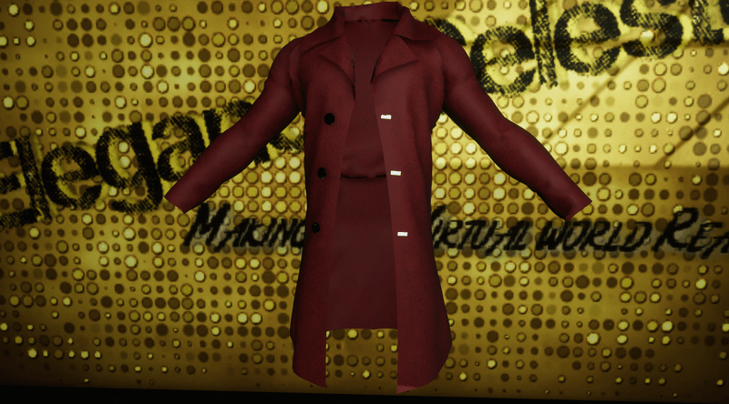 Male Red Suede Jacket