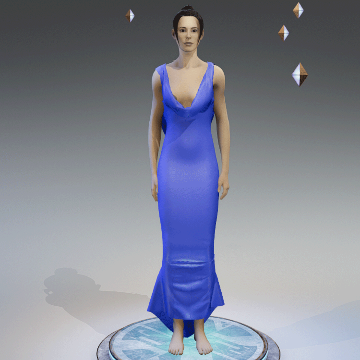 Elegant Dress BABY BLUE