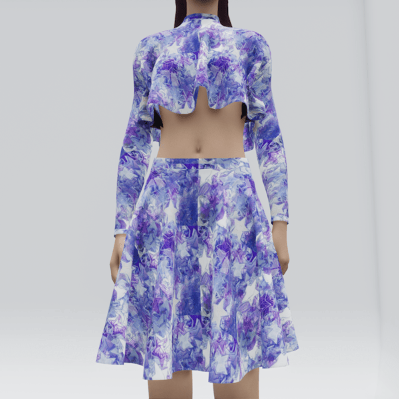 Poncho Shirt and Skirt (TM)