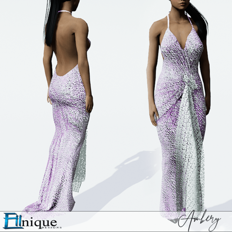 Amber Lilac Purple Gown