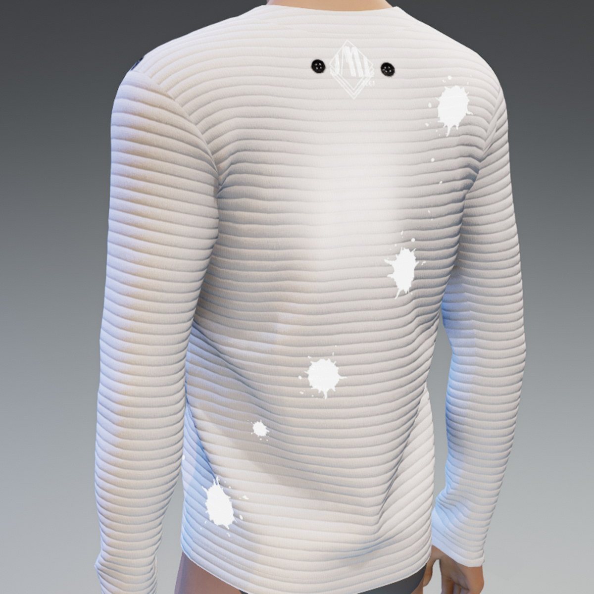 ABIUD SHIRT_ WHITE EMISSIVE