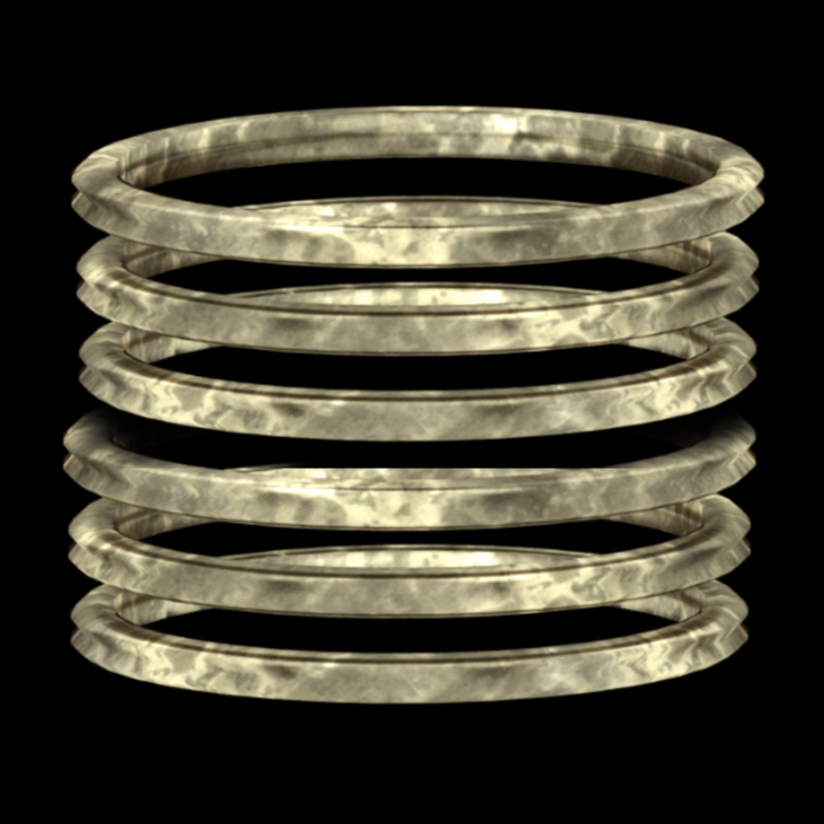 Simple Armlet Lower Arm - Gold