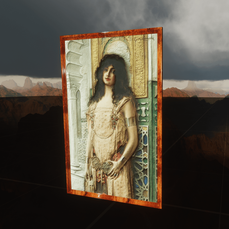 Leon Francois Comerre An Eastern Beauty