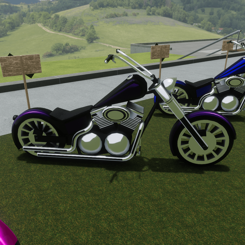 Purple Bike Attachment