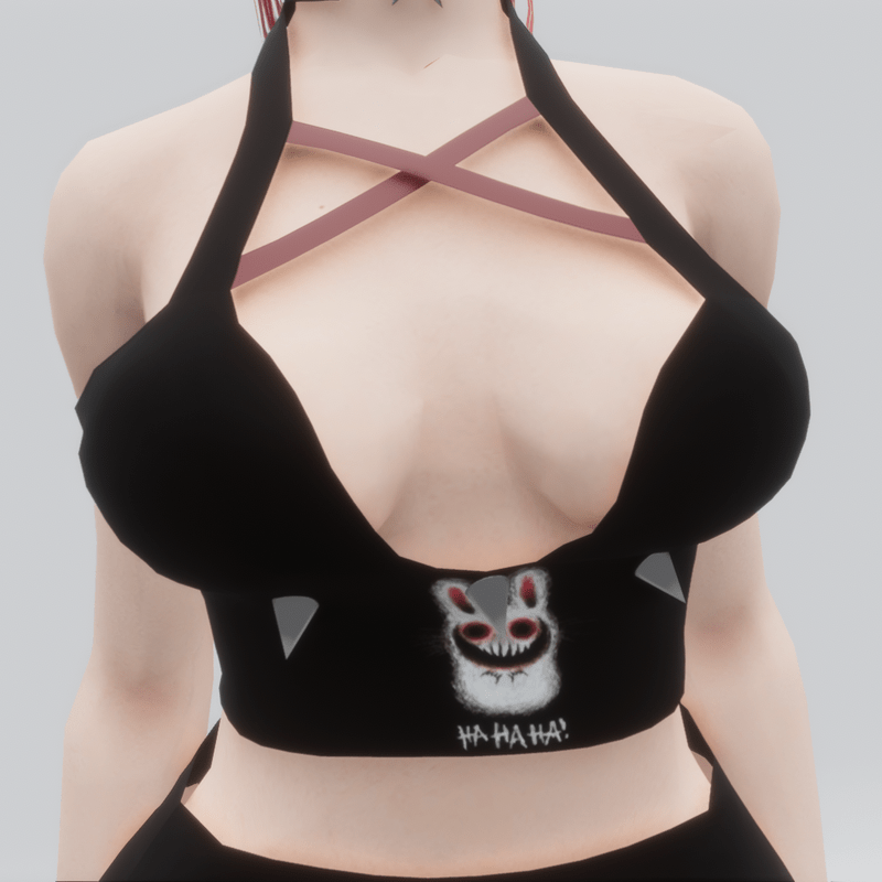 Spiked Rabbid Rabbit Crop Top