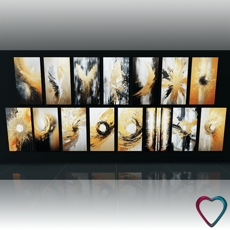 15 Gold Art Painting