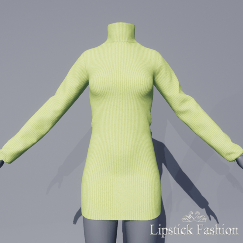 L.F. NOELLE KNIT DRESS GREEN LIGHT