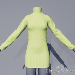 L.F. NOELLE KNIT DRESS GREEN LIGHT