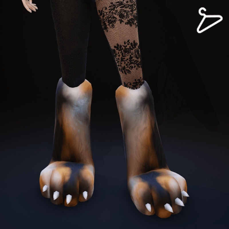 Cat Paw Boots - Calico