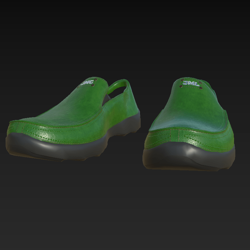 ELEGANT CLASSIC_ SHOES_ GREEN_