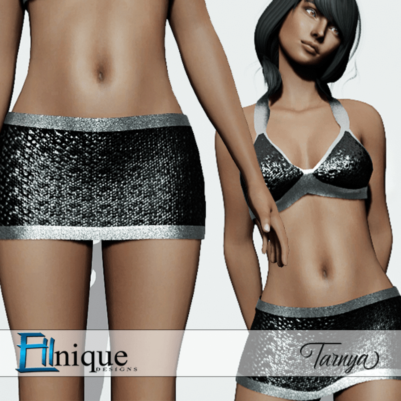 Tarnya Black Clubbing Sequin Skirt