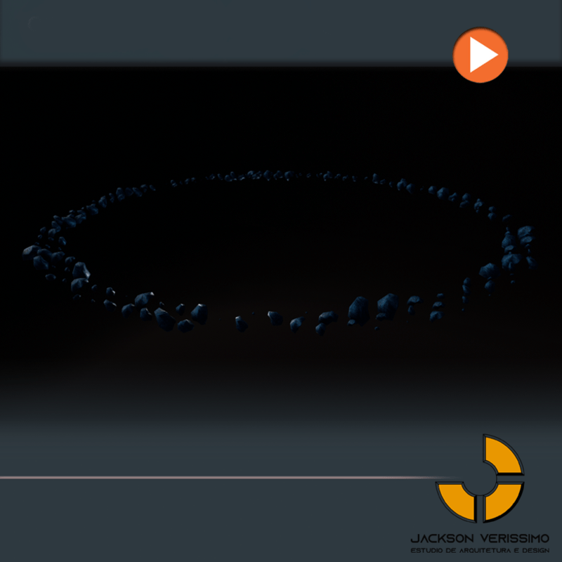 Animated Asteroids Belt