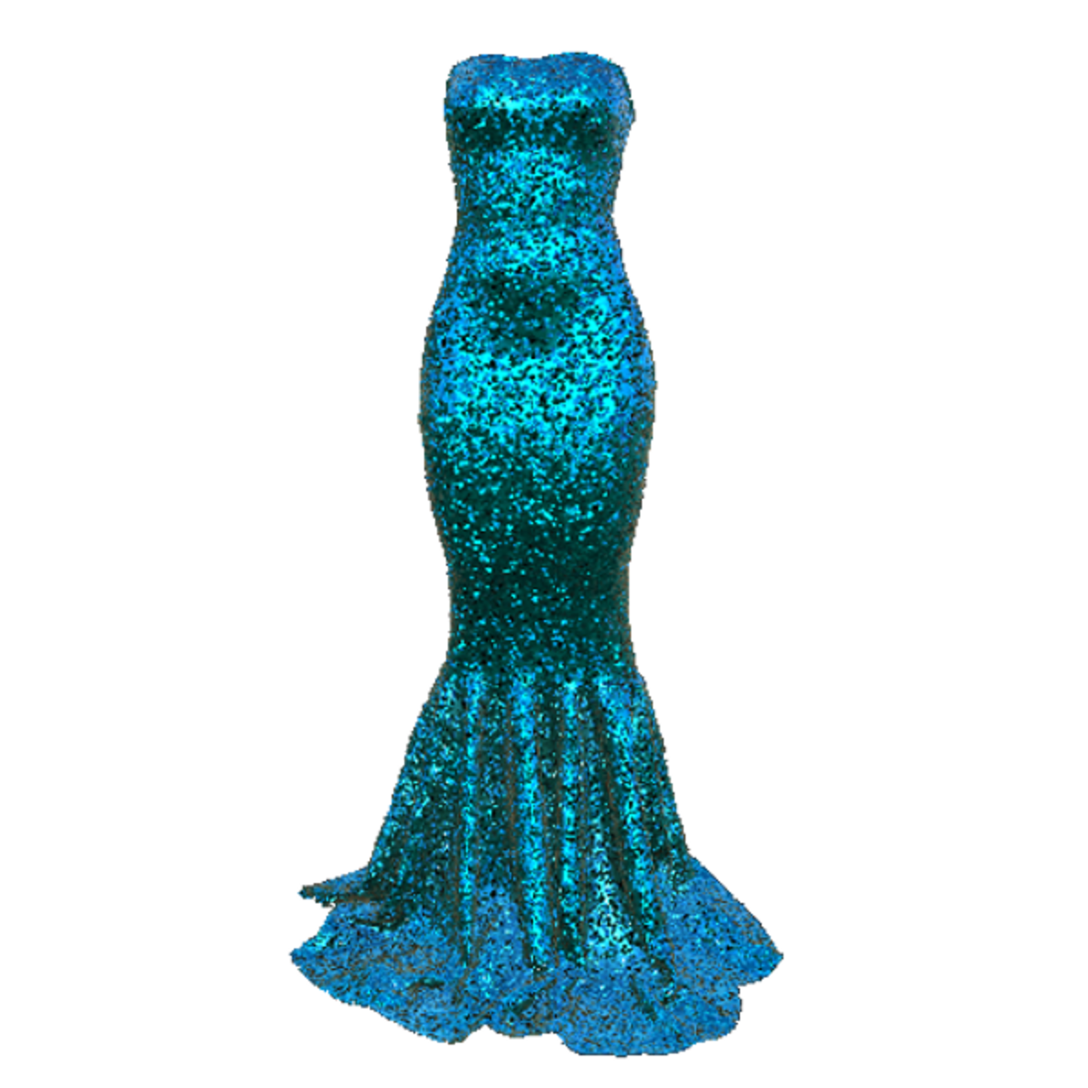 Mermaid Dress AV2 blue