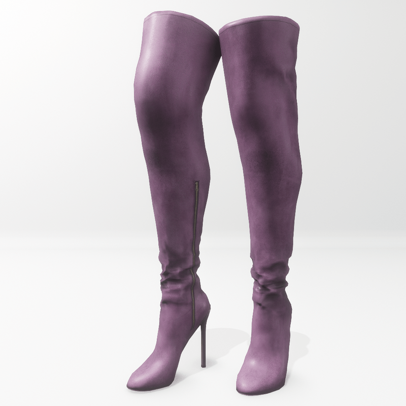 "Alina - Daisy" and Nicci avatar boots - purple
