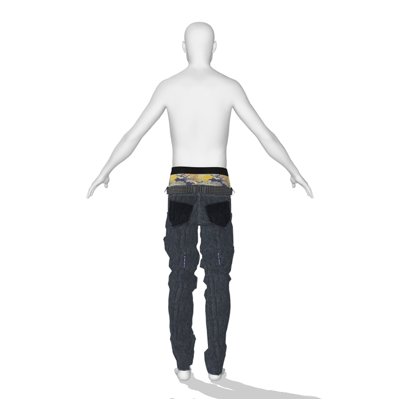Sagging Male Jeans 002