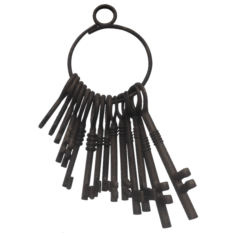 Hanging Skeleton Jailer's Keys