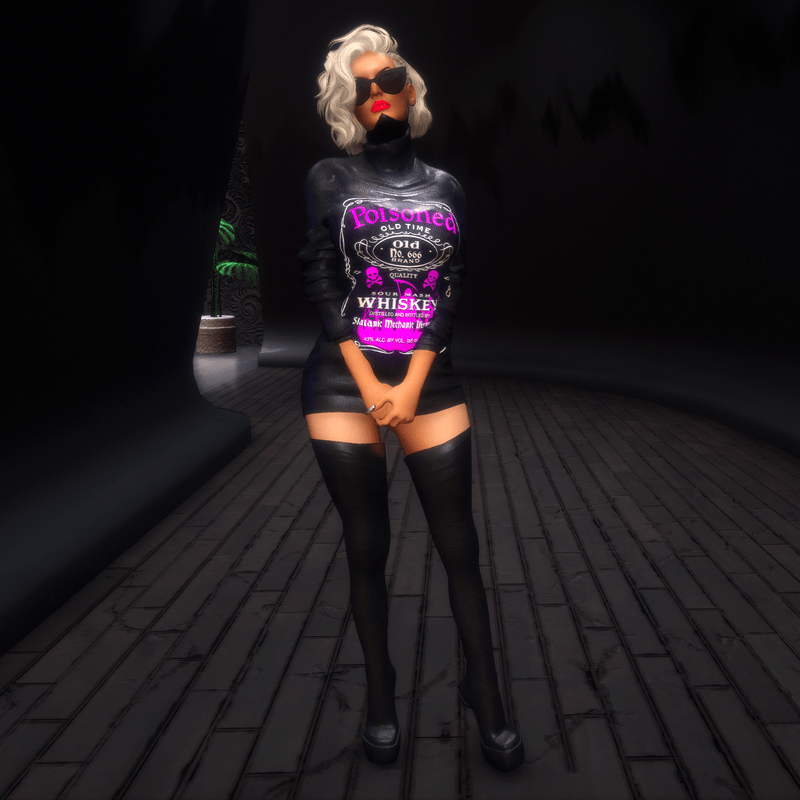 Poisoned leather dress