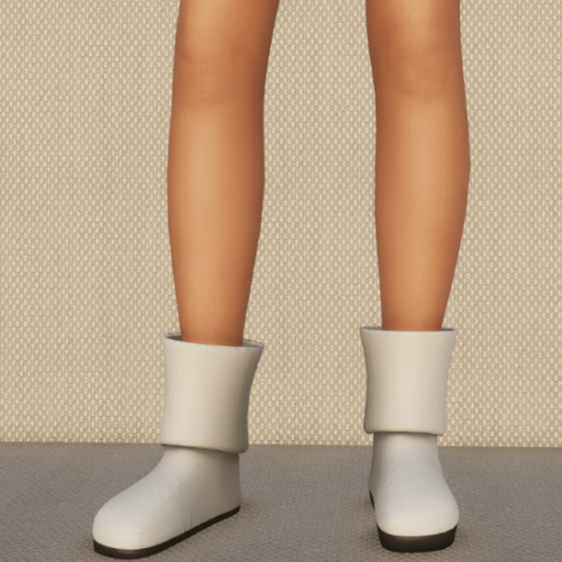 Ankle Alina Boots - White