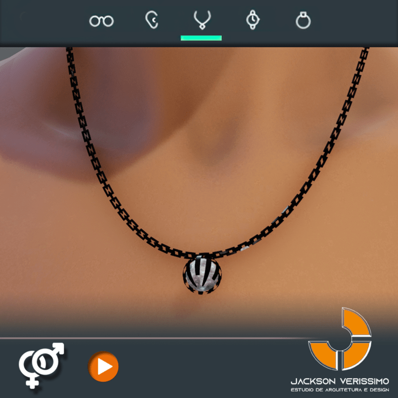 Cosmic Necklace- Black Moon