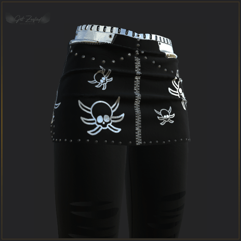 PUNK SKIRT WITH LEGGINGS