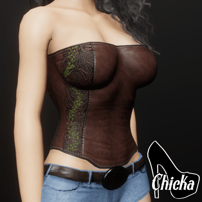 Corset Viking Queen (CHICKA AVATARS)